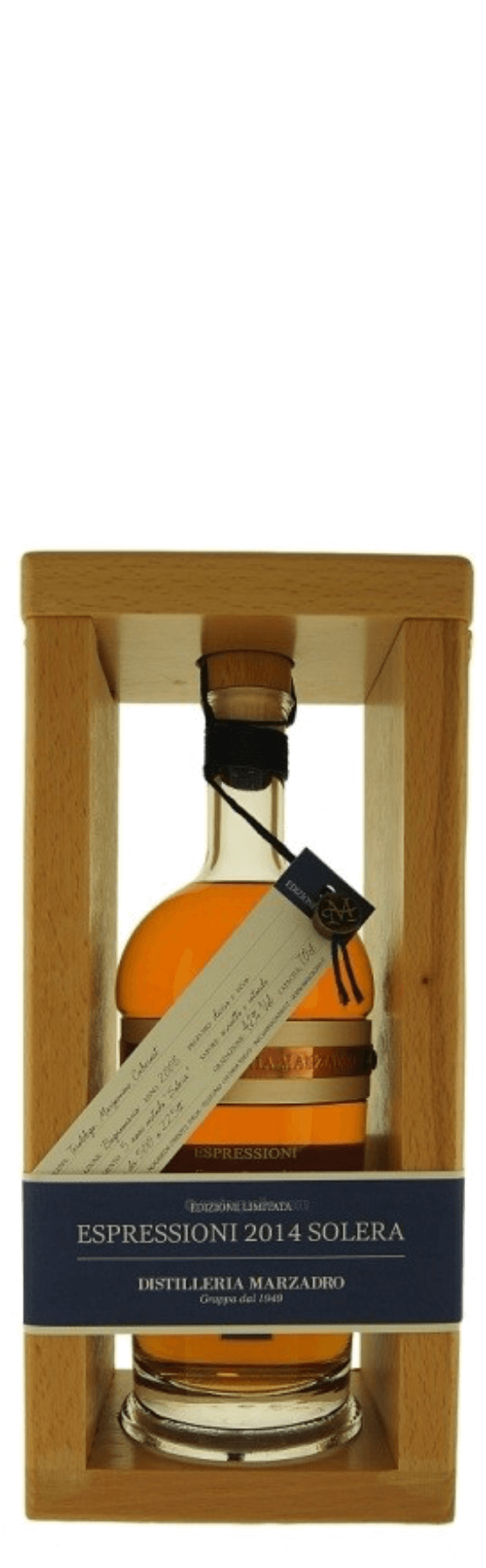 Marzadro Grappa Espressioni Bianca 0,7L