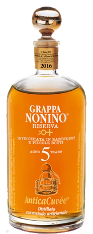 Nonino Grappa Riserva Antica Cuvée 5 Years 43% vol.