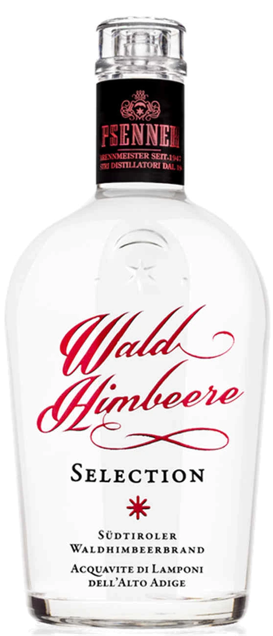 Psenner wild raspberry brandy selection