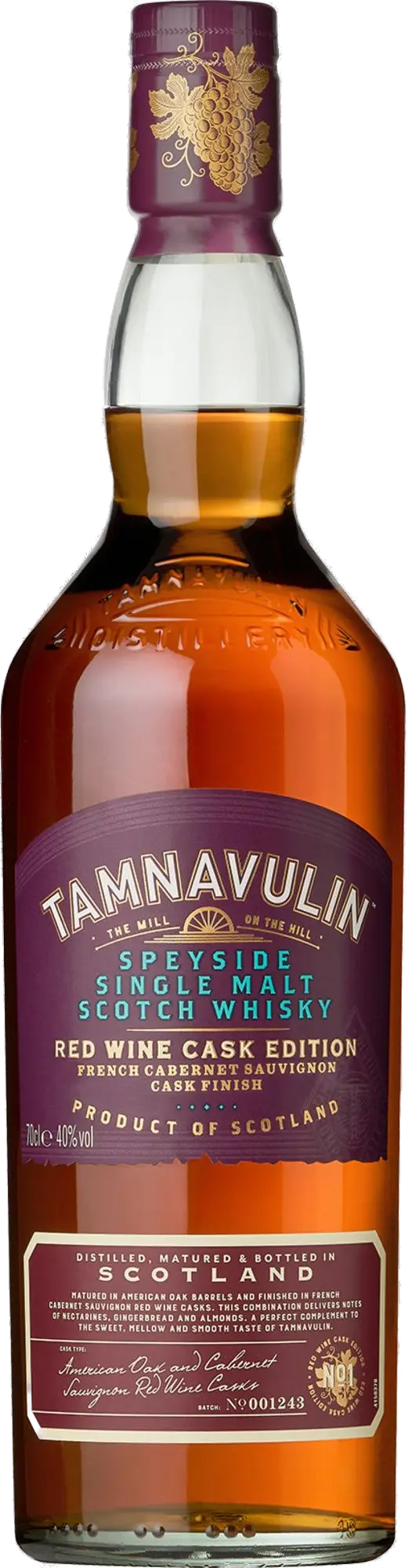 Tamnavulin French Cabernet Sauvignon Casks