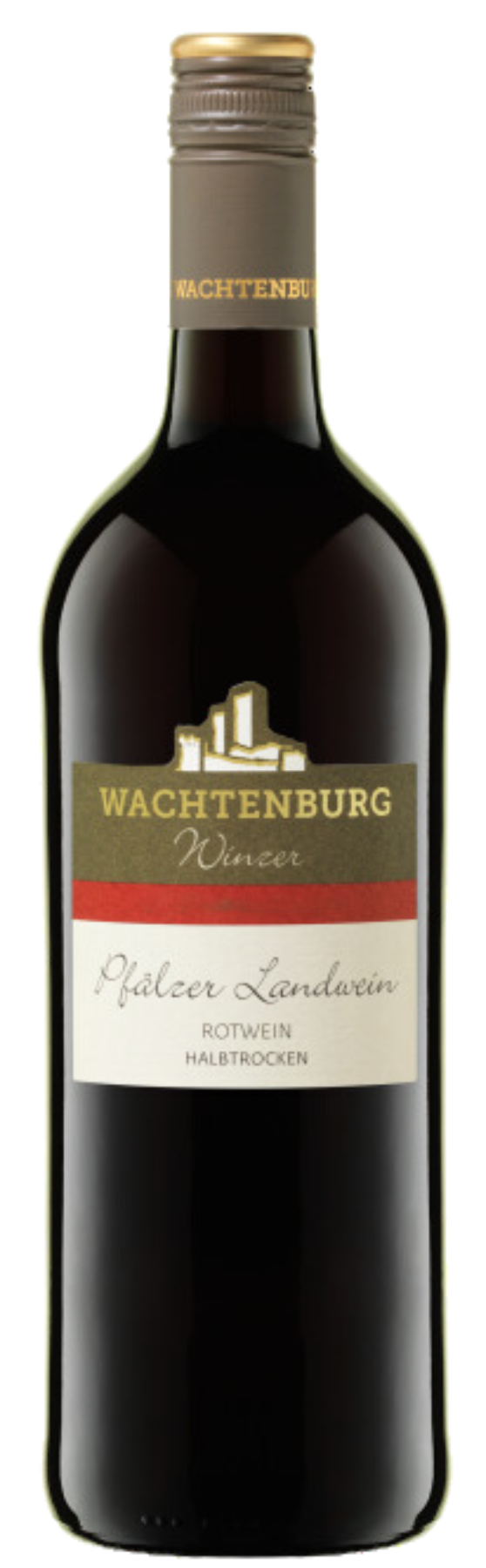 Wachtenburg Pfälzer Landwein Rot 1,0L halbtrocken