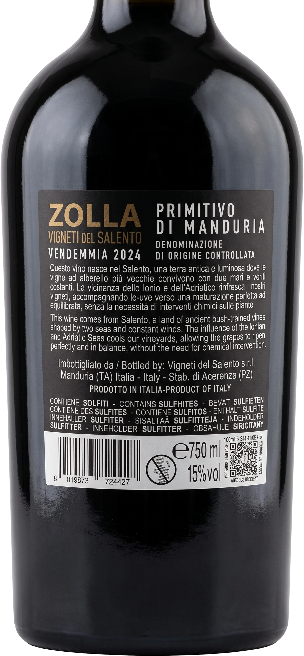 Zolla Primitivo di Manduria