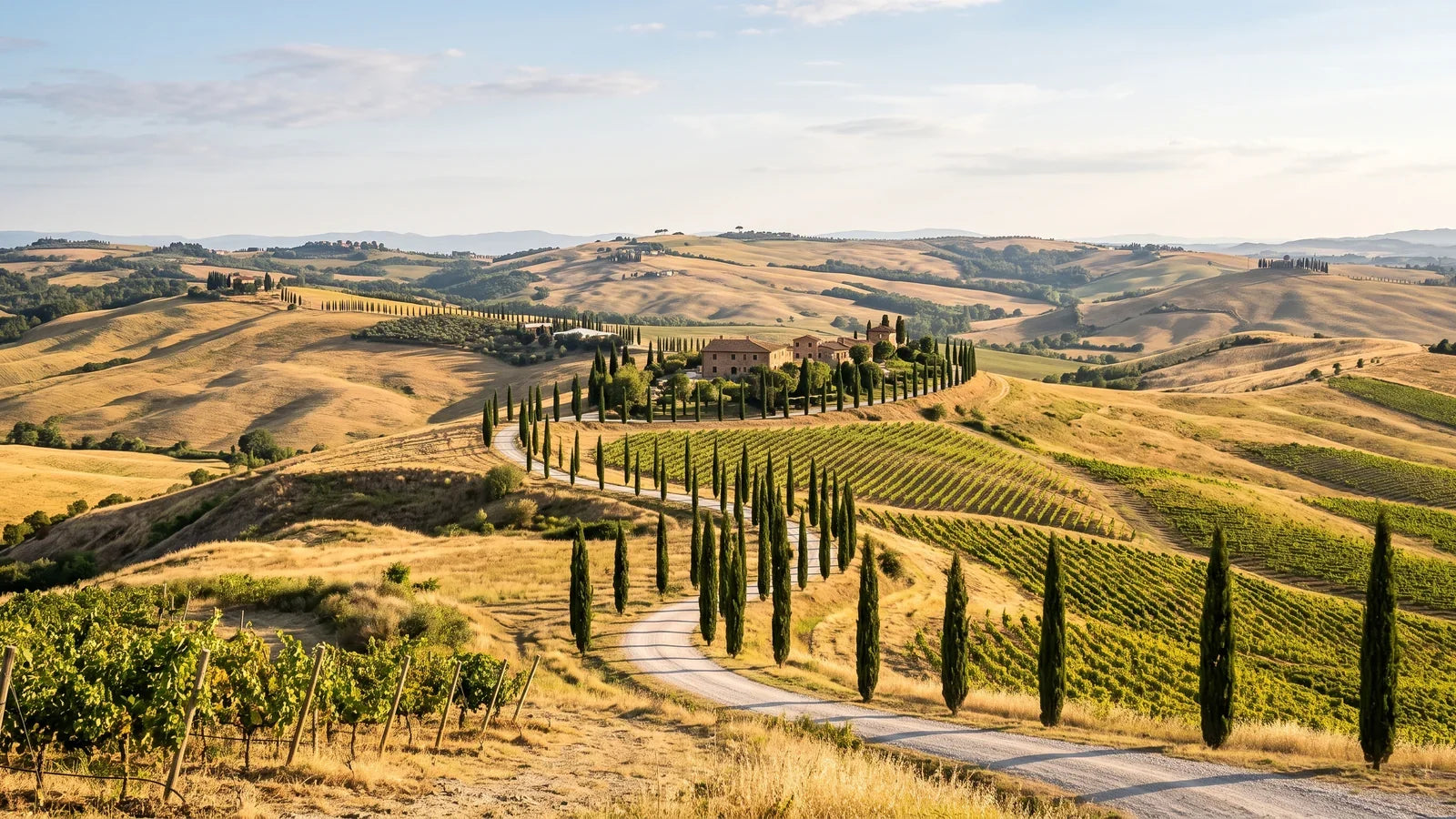 Wine landscape in Italy