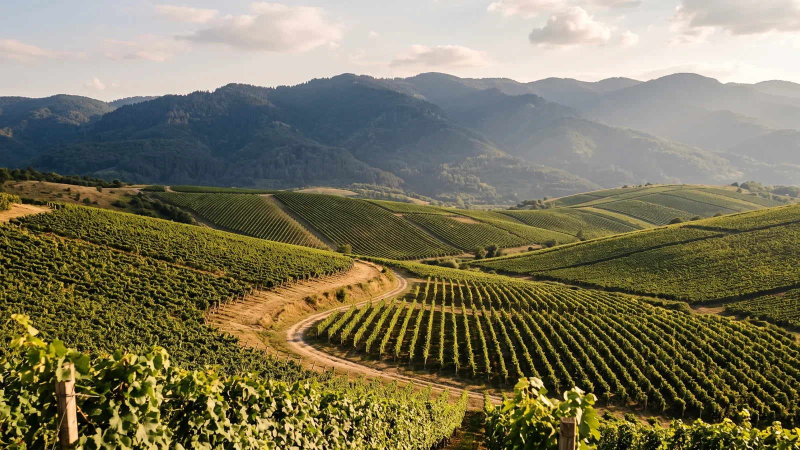 Weinlandschaft in Rumänien