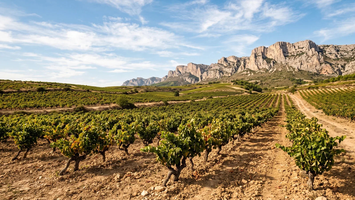 Wine landscape in Spain