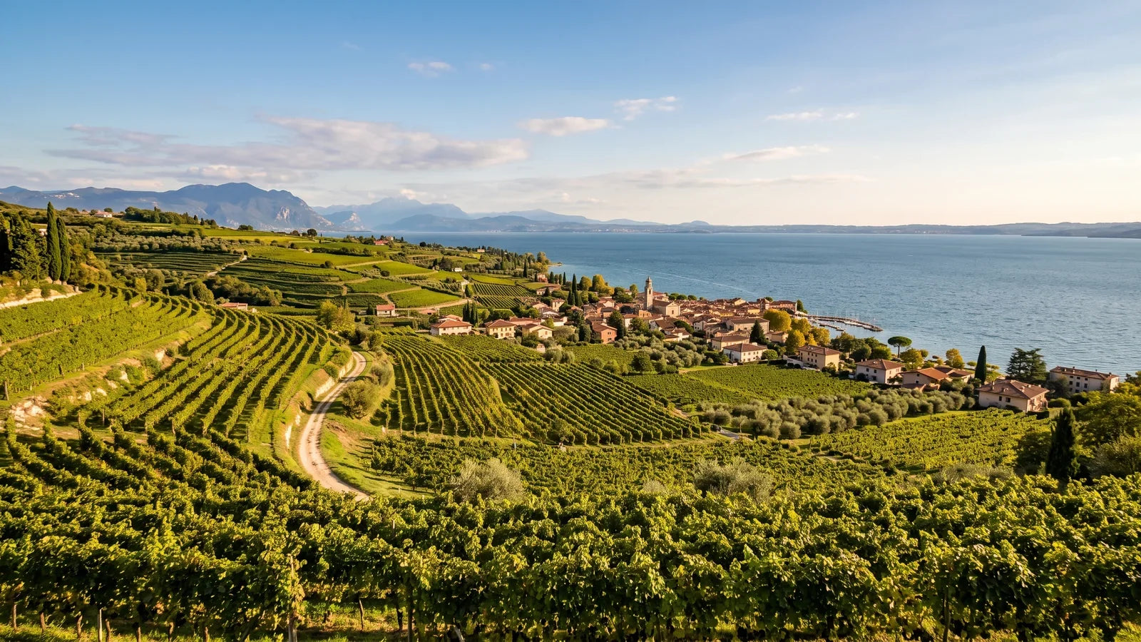 Wine landscape of the Bardolino region