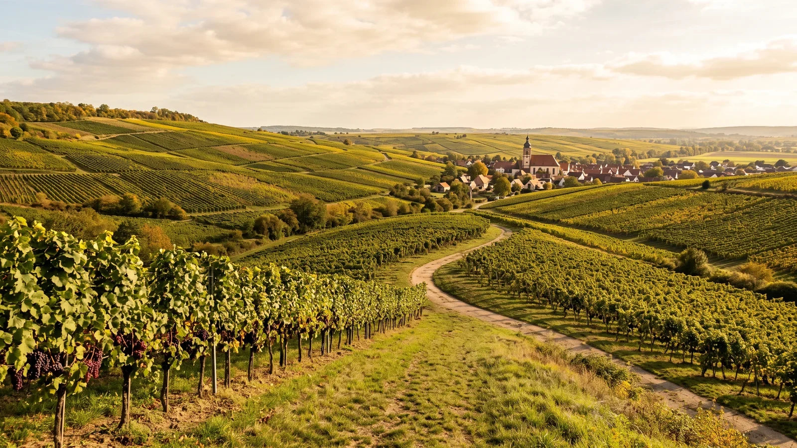 Wine landscape of the Bechtheim region