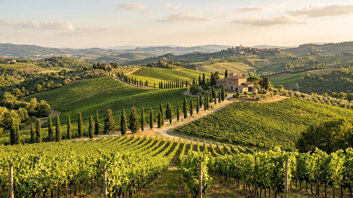 Wine landscape of the Castellina region