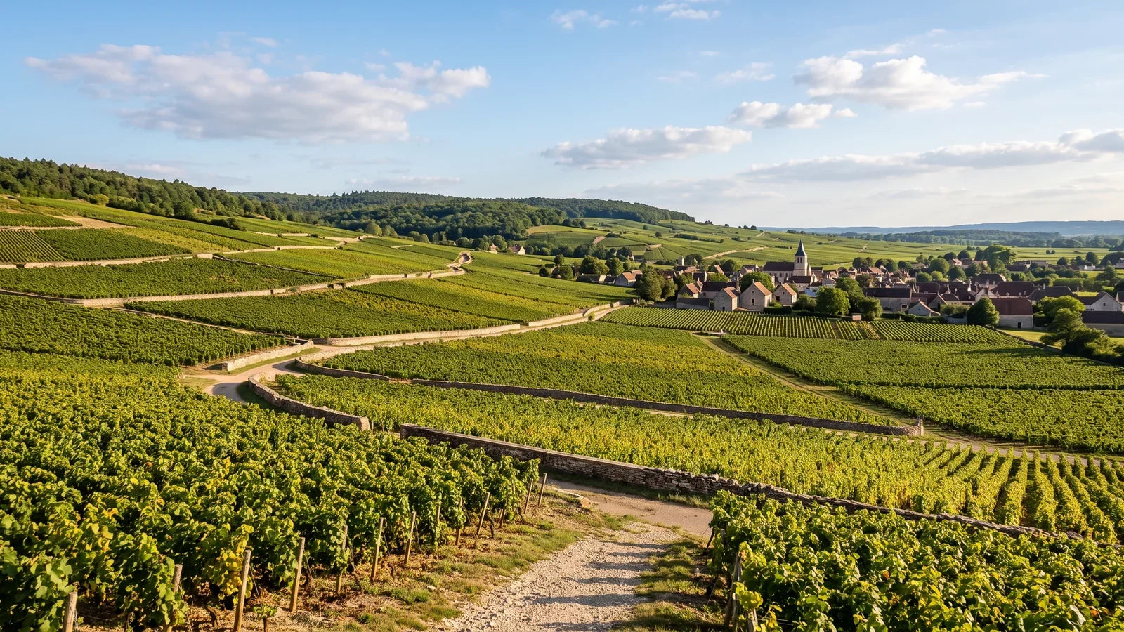 Weinlandschaft der Region Côte de Nuits