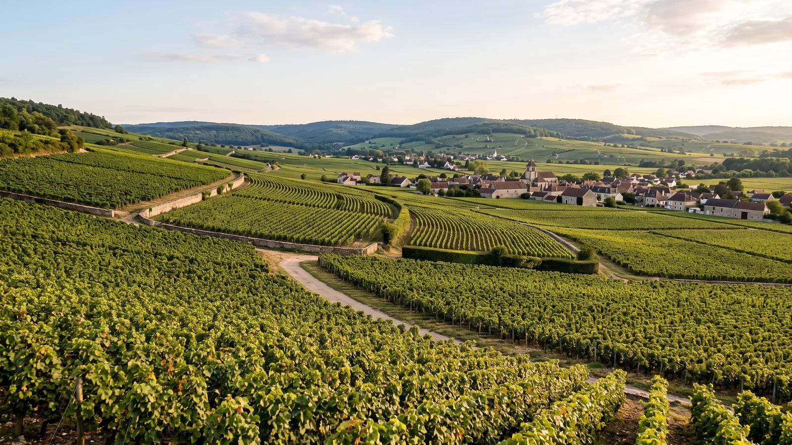 Weinlandschaft der Region Côtes de Beaune