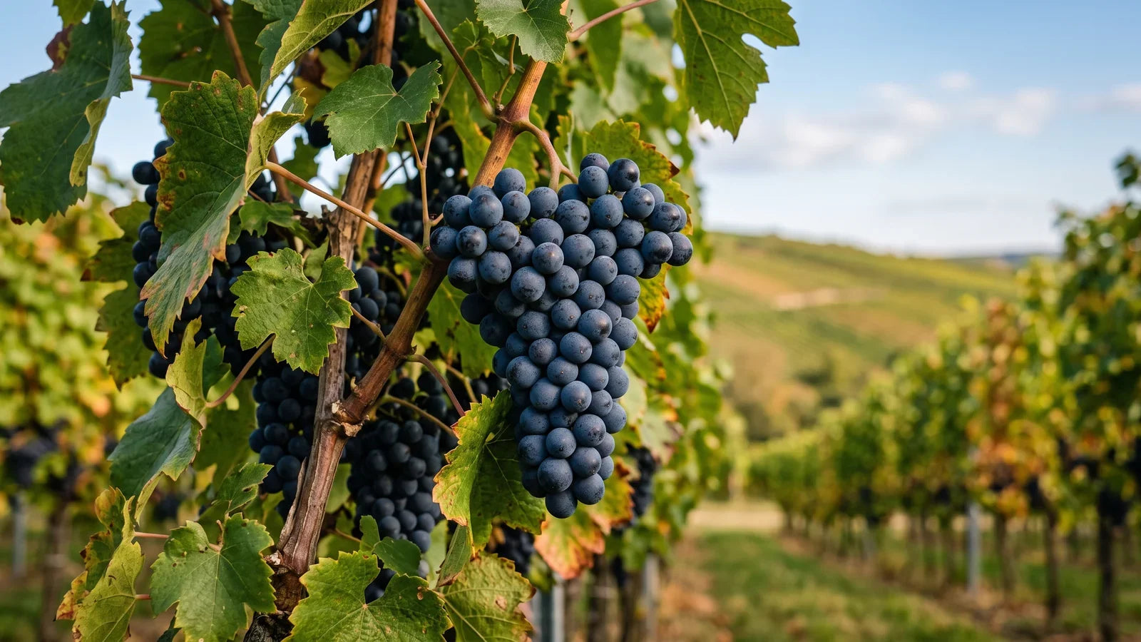 Grapes of the Domina variety