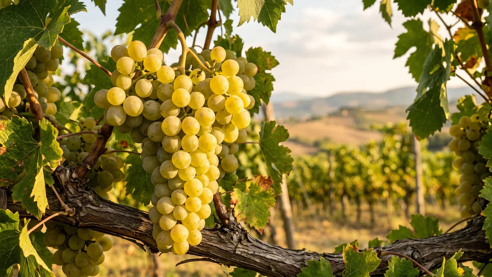 Trauben der Rebsorte Falanghina