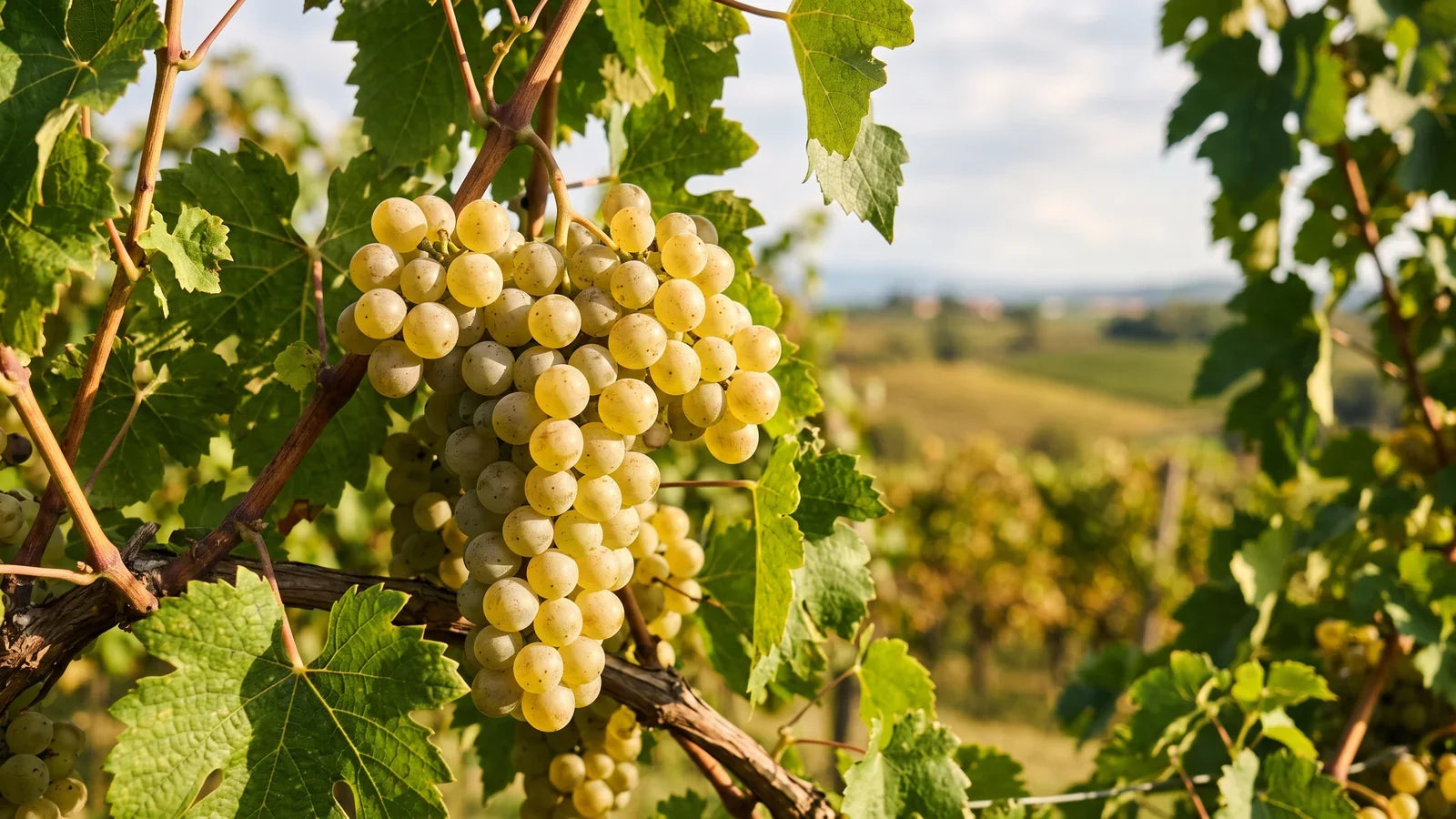 Trauben der Rebsorte Friulano