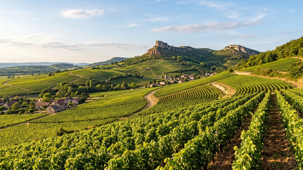 Wine landscape of the Mâconnais region