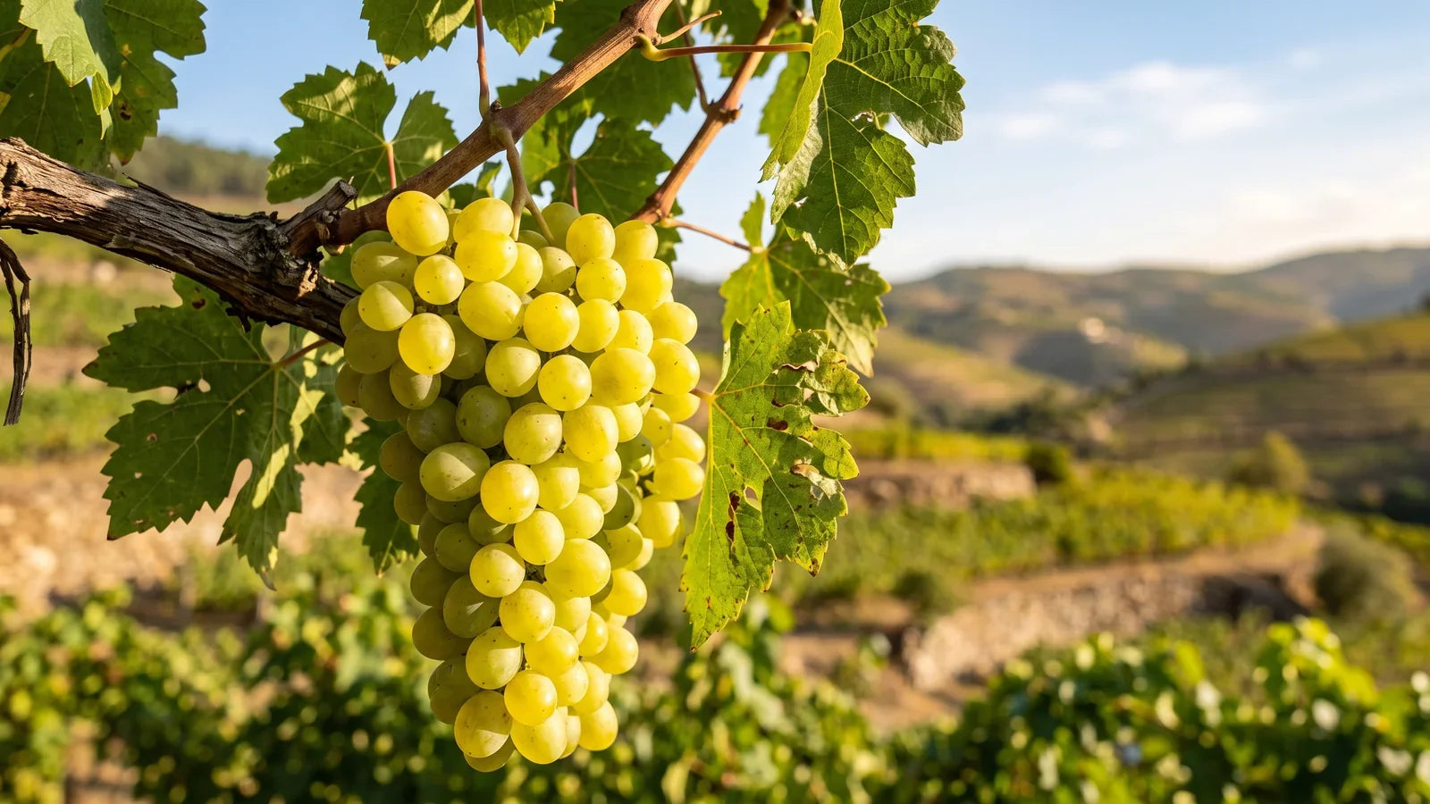 Trauben der Rebsorte Malvasia Fina