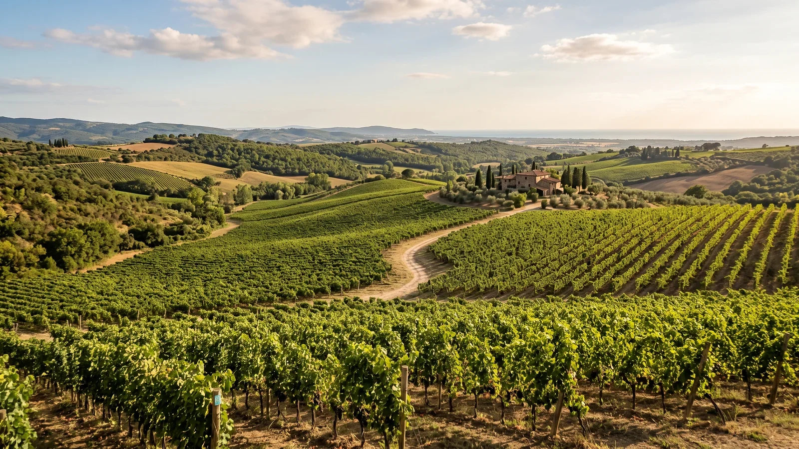 Wine landscape of the Maremma region