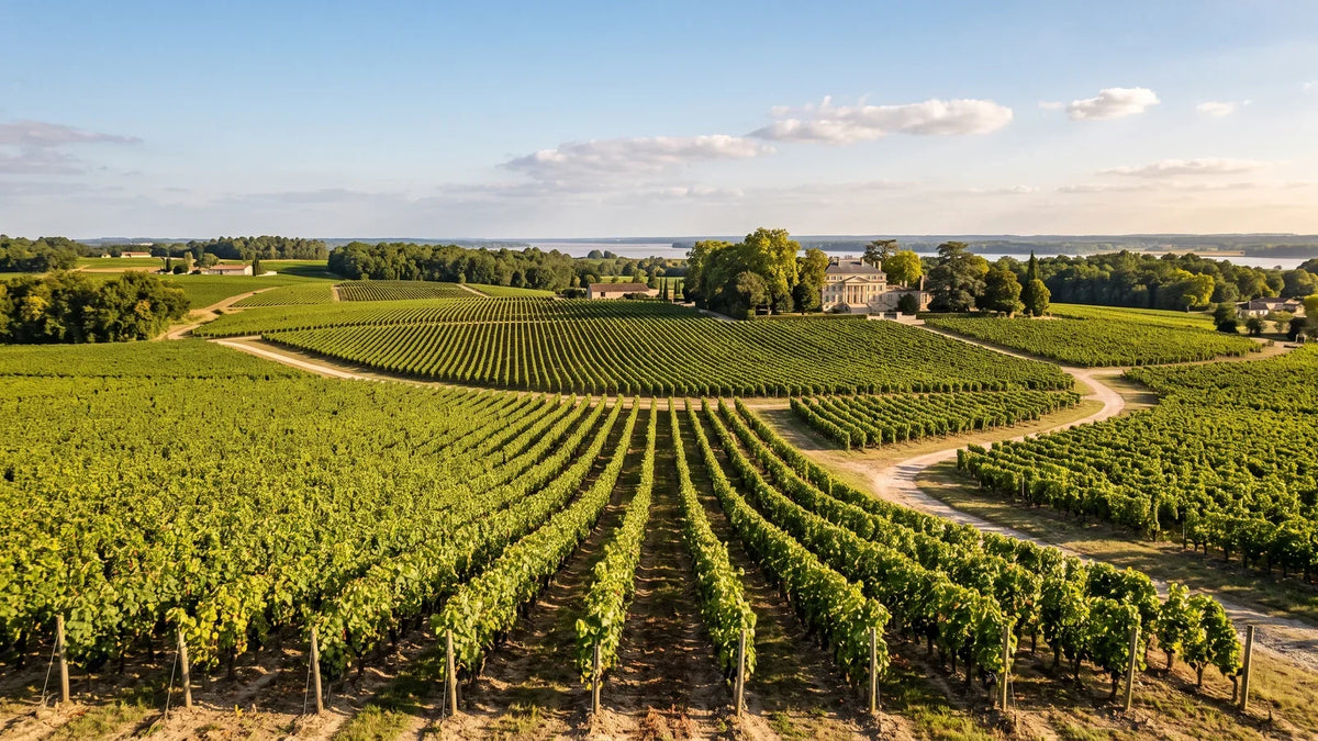 Wine landscape of the Margaux region