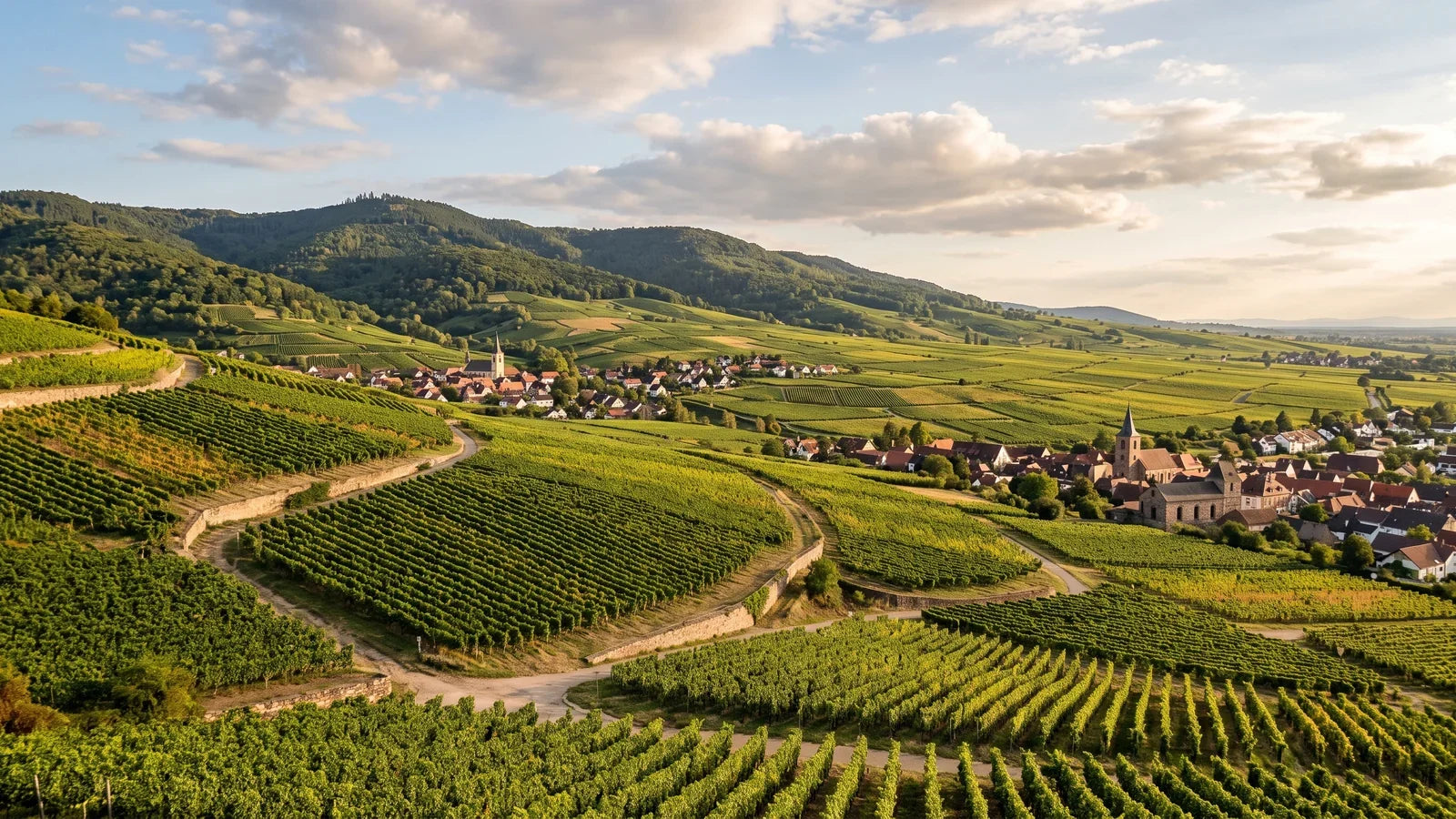 Weinlandschaft der Region Mittelhaardt