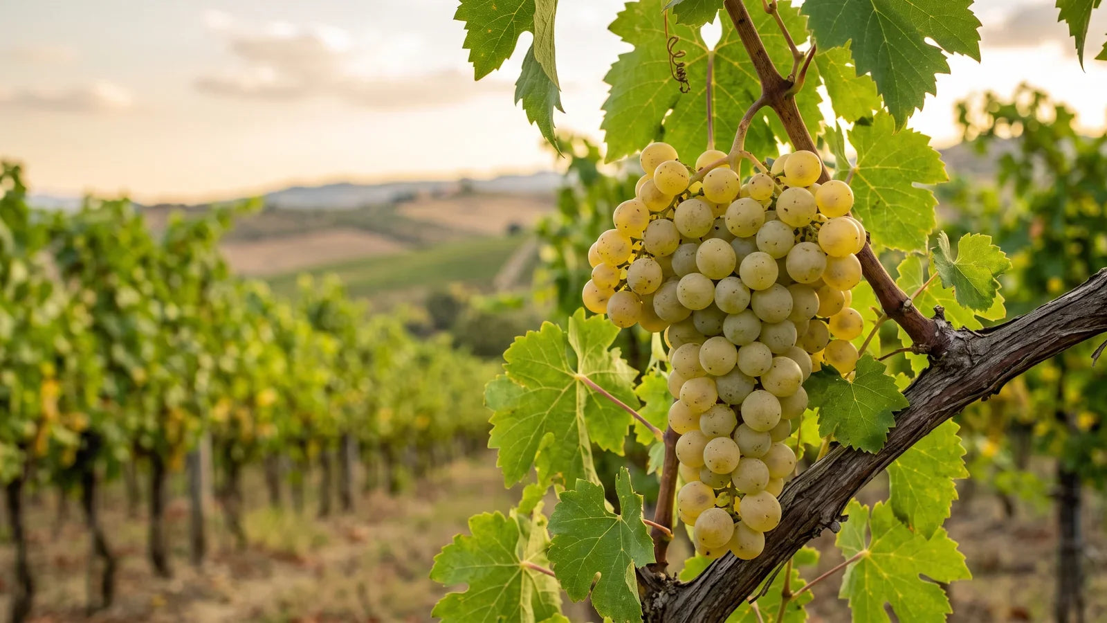 Trauben der Rebsorte Moscato d'Alessandria