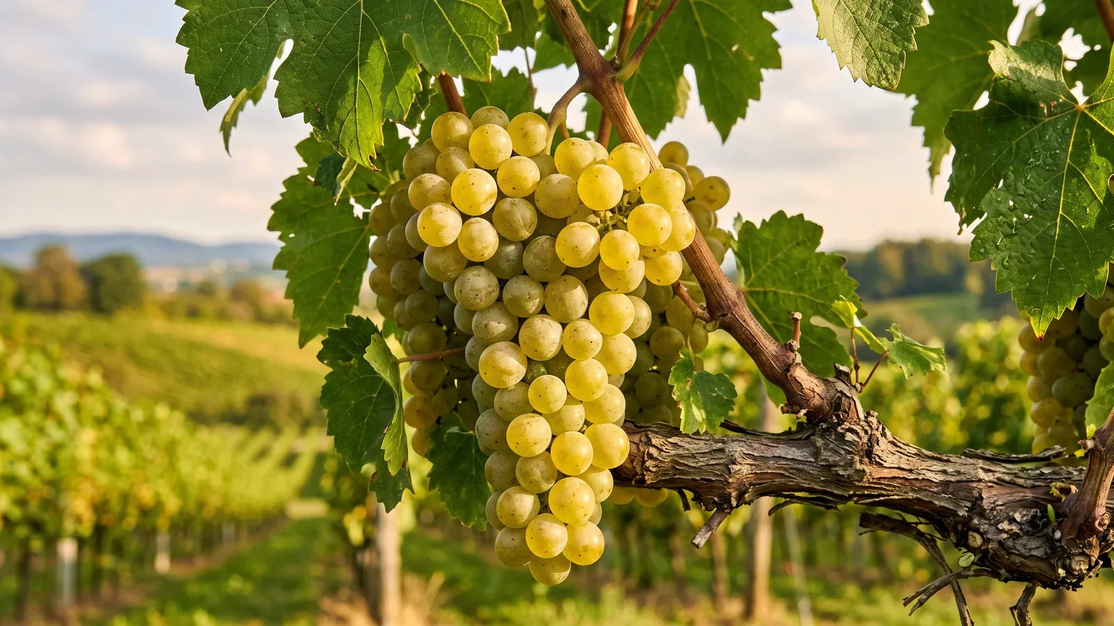 Grapes of the Muskat Ottonel variety