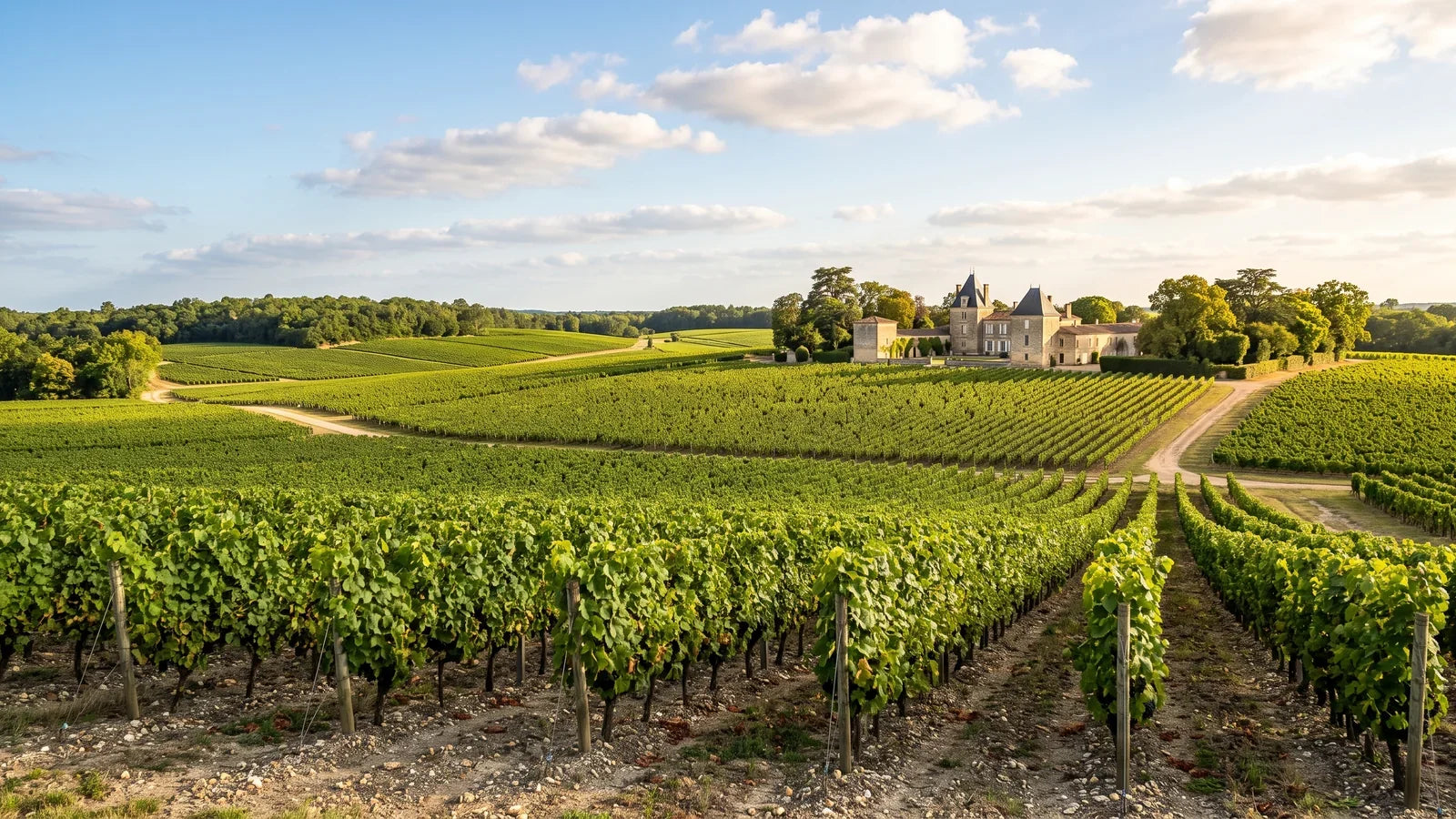 Wine landscape of the Pauillac region
