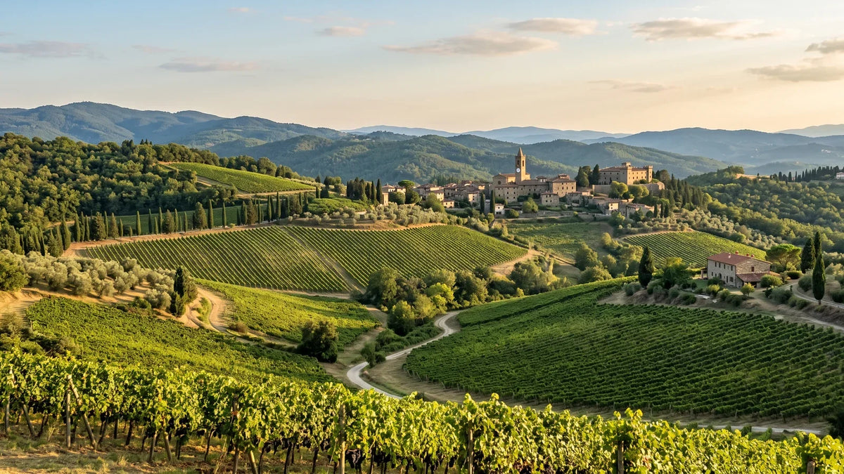 Wine landscape of the Pomino region