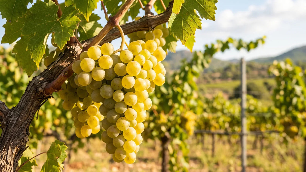 Grapes of the Prensal Blanc variety