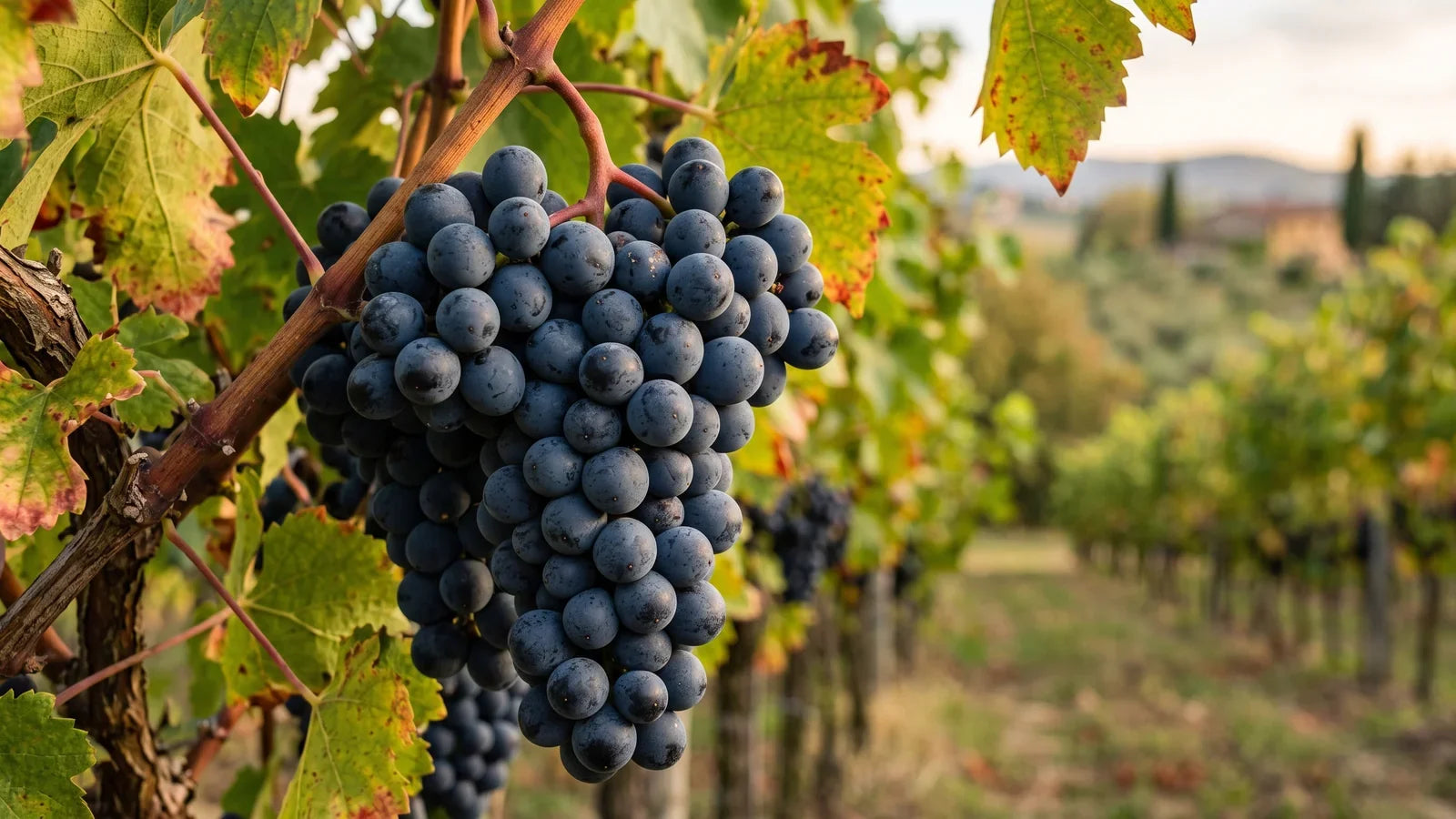 Trauben der Rebsorte Refosco