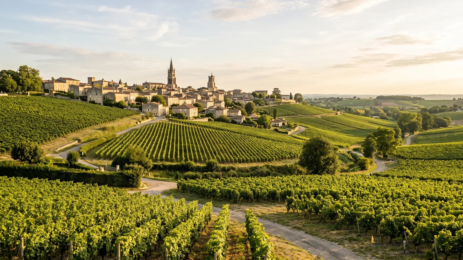 Wine landscape of the Saint Émilion region