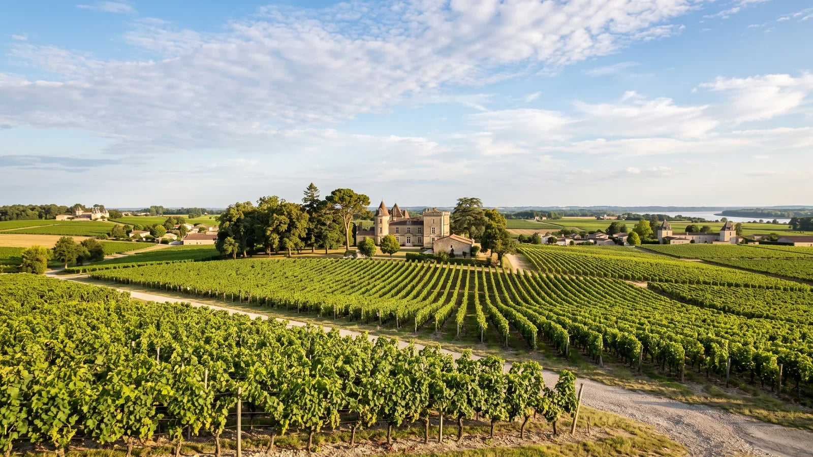 Wine landscape of the Saint Julien region