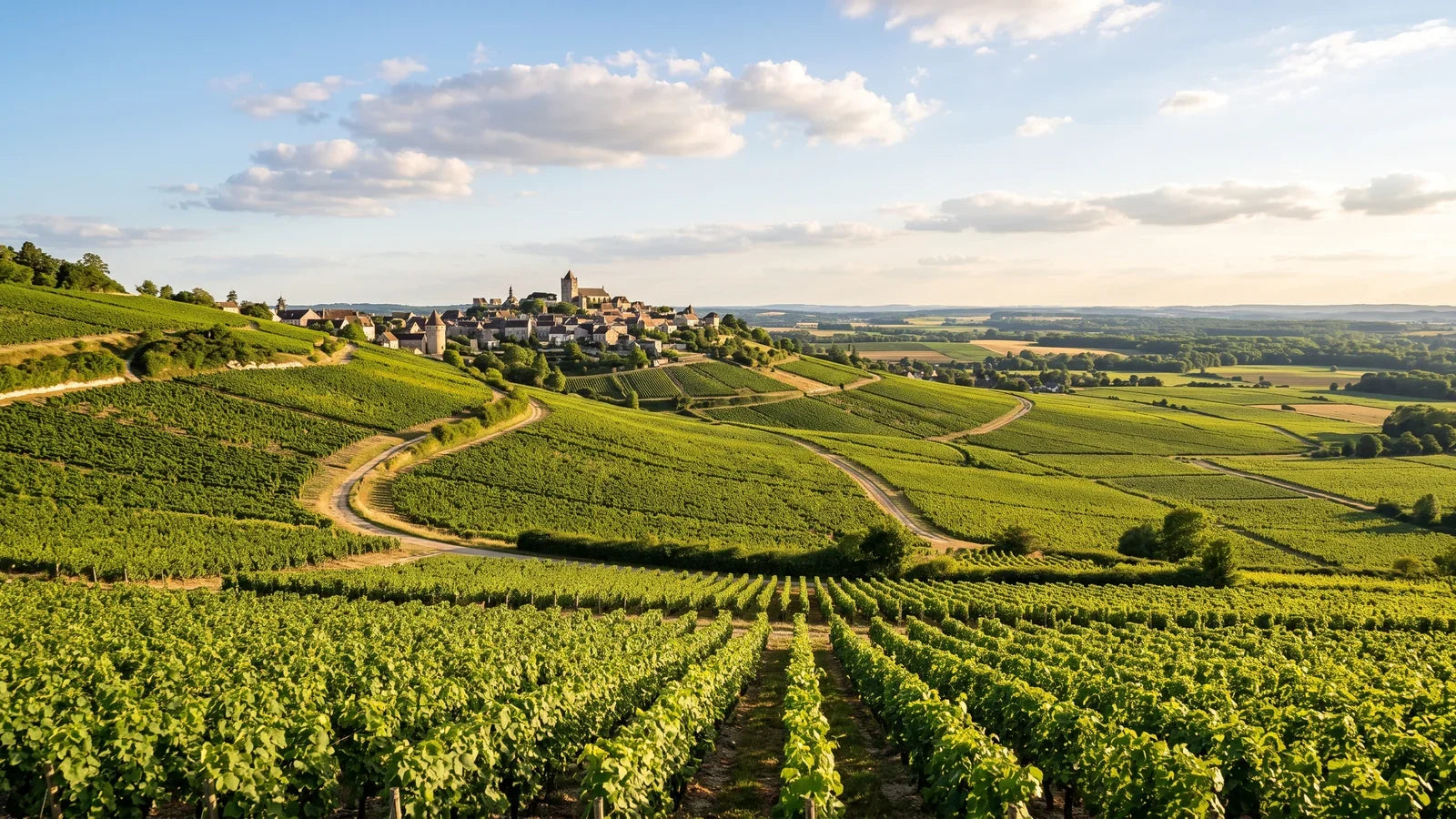 Wine landscape of the Sancerre region
