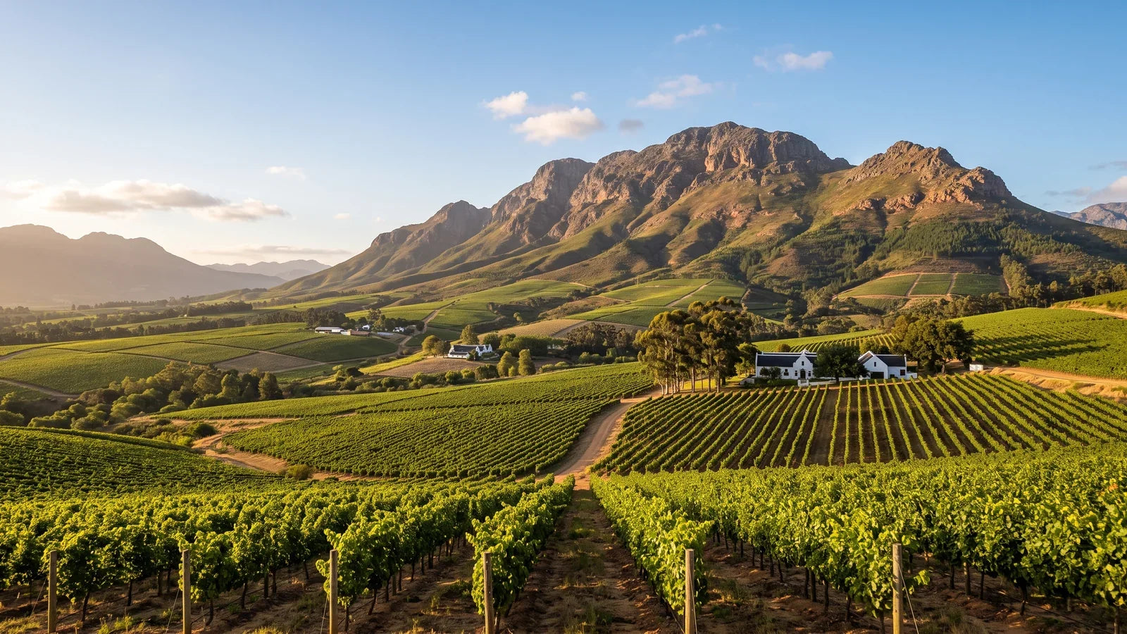 Wine landscape of the Simonsberg region