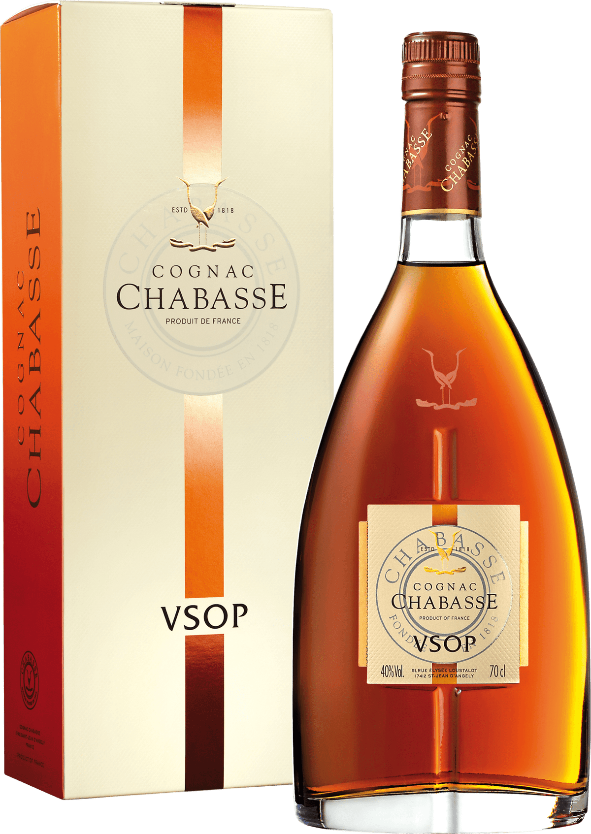 Cognac Chabasse VSOP 4-5 Jahre in GP 0,7L