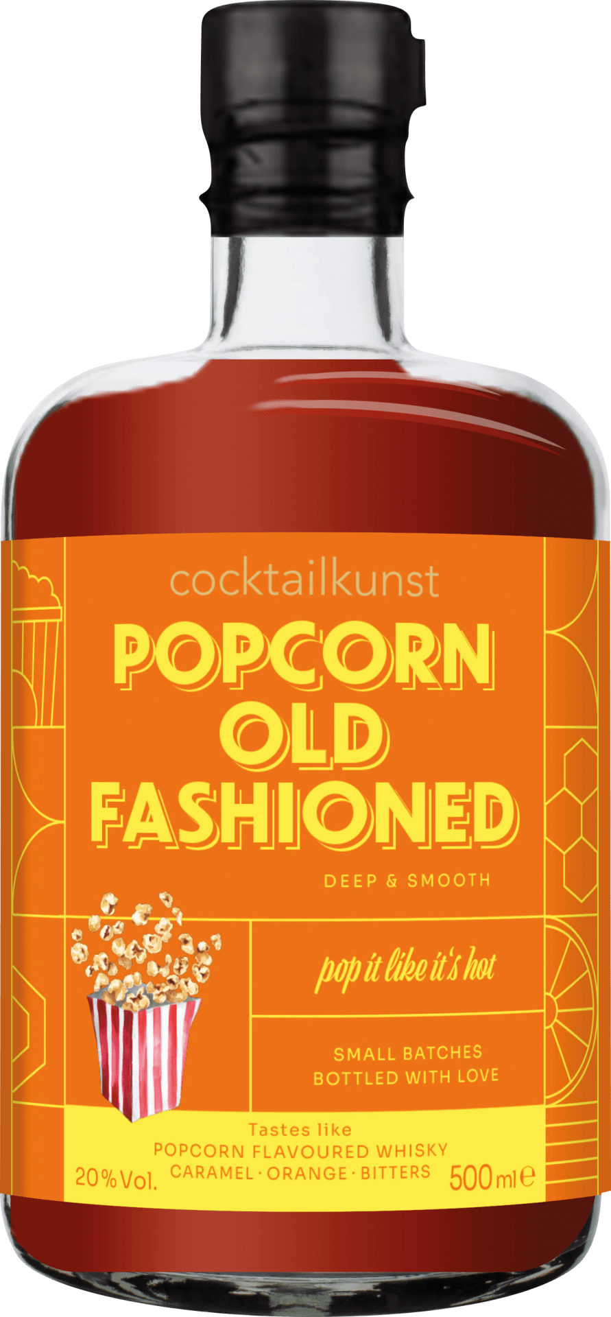 Cocktailkunst Popcorn Old Fashioned 0,5L