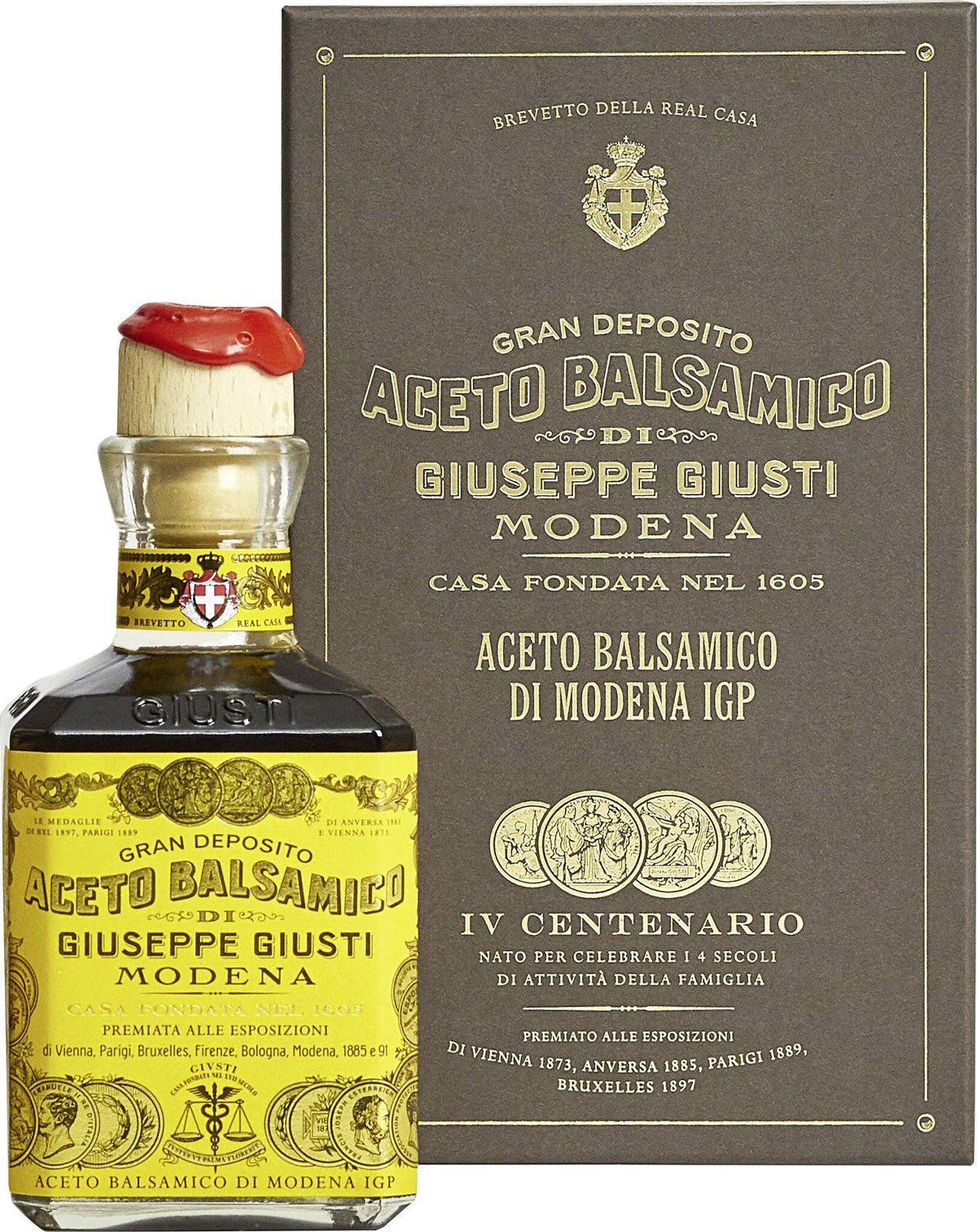 Balsamico 4 Gold Medaillen Cubica in GP Aceto Balsamico di Modena IGP 0,25L