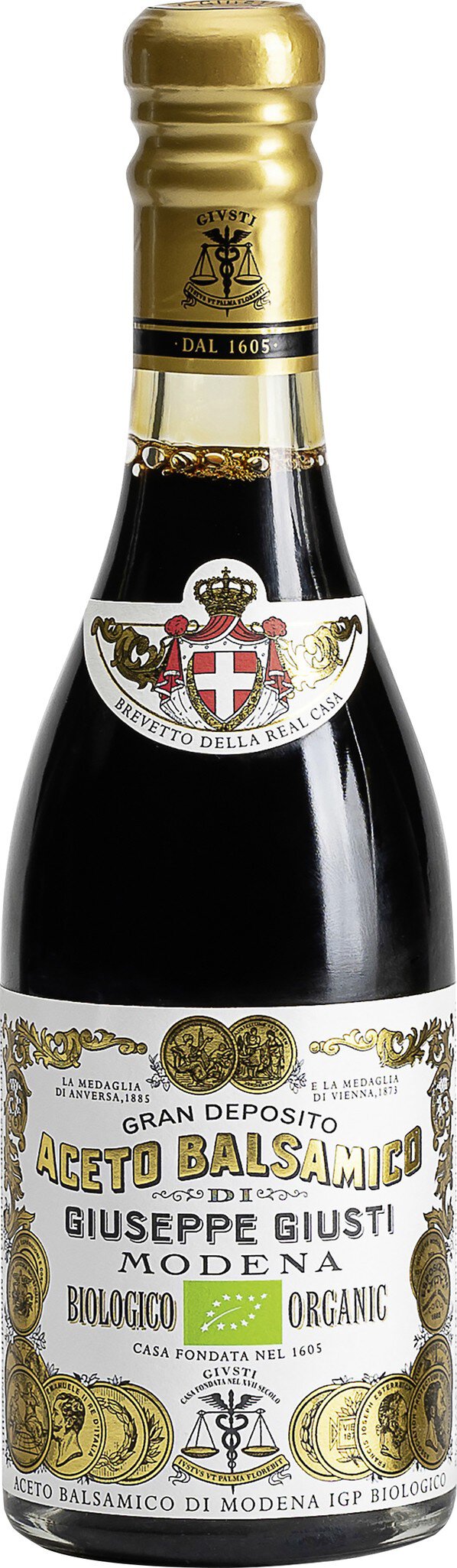 Balsamico 2 Gold Medals traditional bottle Aceto Balsamico di Modena IGP 0.25L