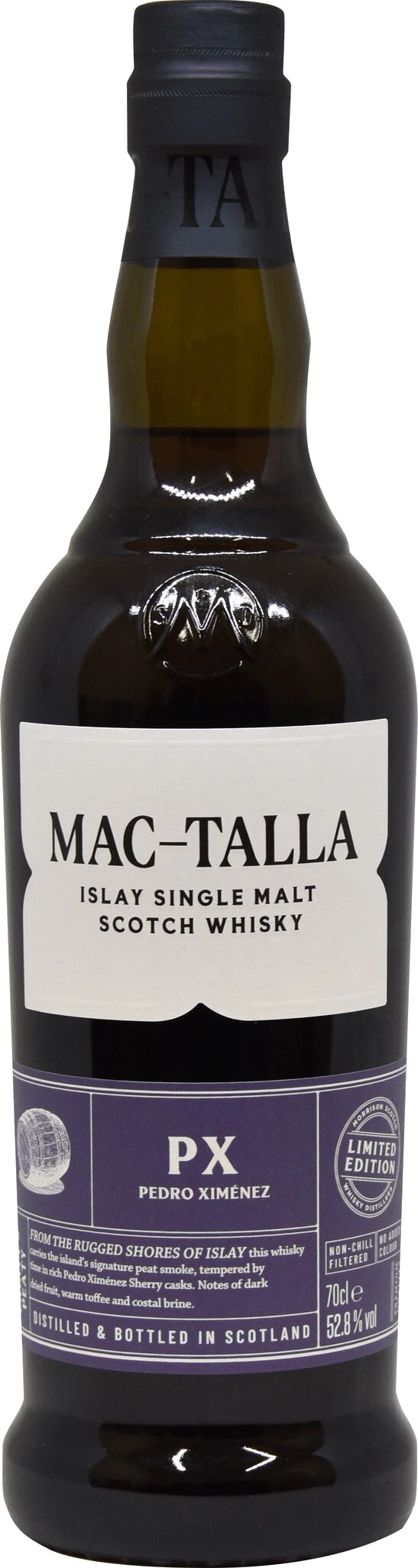 Mac-Talla Ltd Edition PX 2.0 52.8% vol Single Malt Islay Scotch Whisky 0.7L