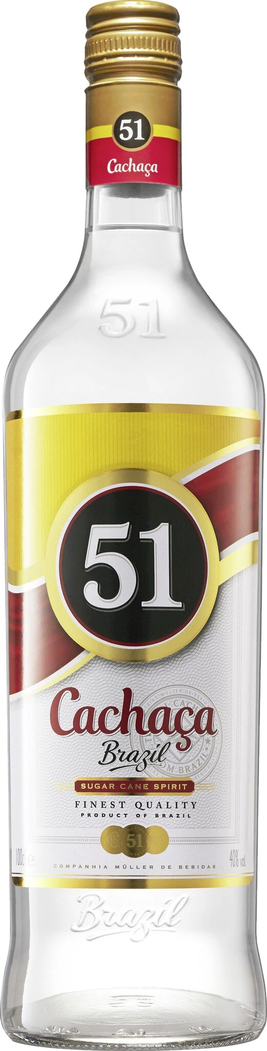 Cachaça 51 40% vol Zuckerrohrdestillat 1,0L