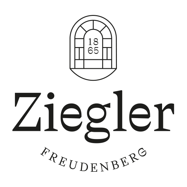 Ziegler-Logo der Edelobstbrennerei Ziegler aus Freudenberg am Main, gegründet 1865.