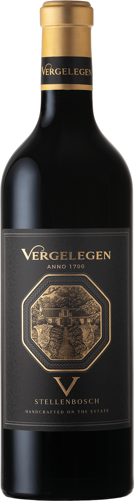 Vergelegen "V" in wooden crate