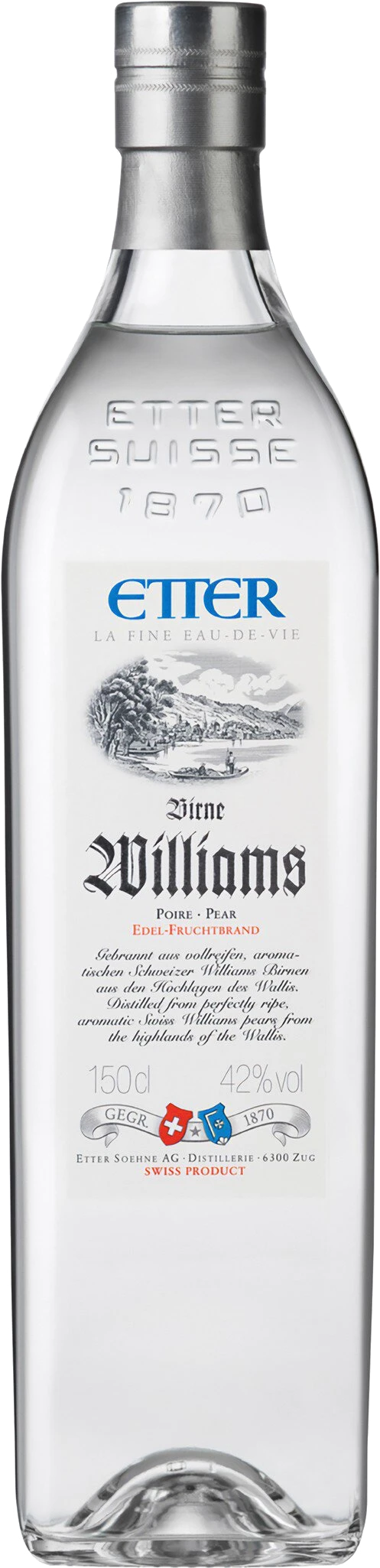 Etter Williams Schweizer Williams Birne, 42% Vol. 1,5L