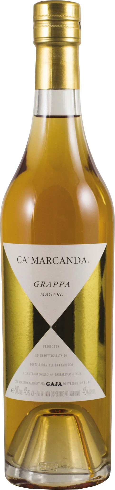 Grappa di Ca'Marcanda 45% vol Ca'Marcanda, Gaja 0,5L