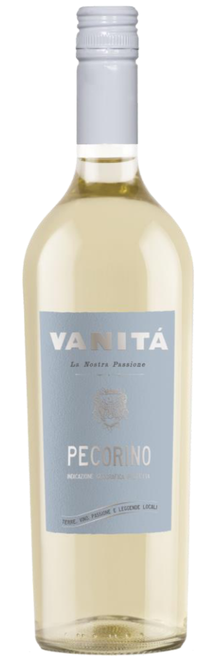Fantini Group Vanita Pecorino Terre di Chieti – strohgelber Weißwein aus den Abruzzen in einer schlanken Flasche