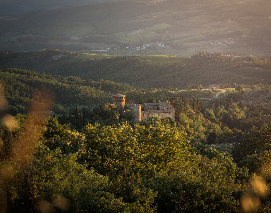 Weingut Castello della Sala der Familie Antinori in Umbrien, Italien – 500 ha Fläche mit Rebbergen und Olivenhainen