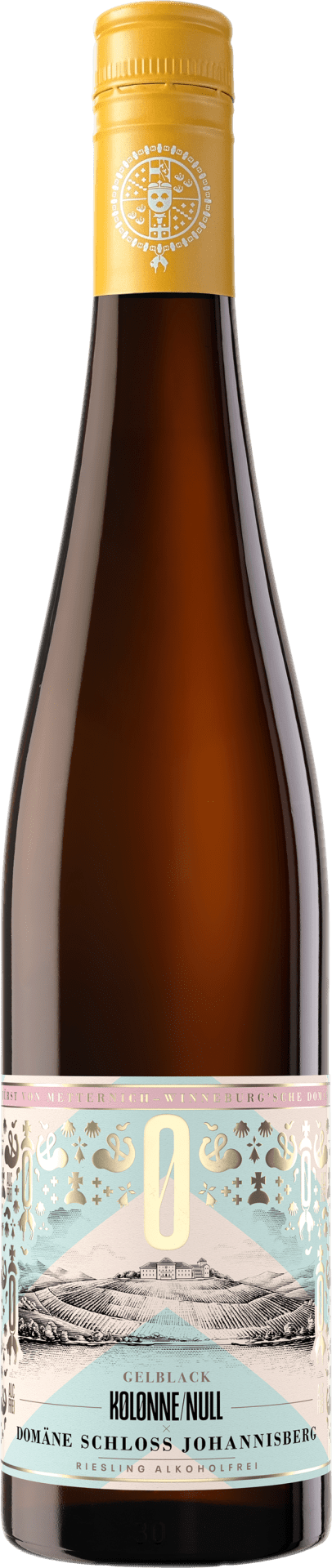 Kolonne Null x Domäne Schloss Johannisberg Gelblack Riesling alkoholfrei