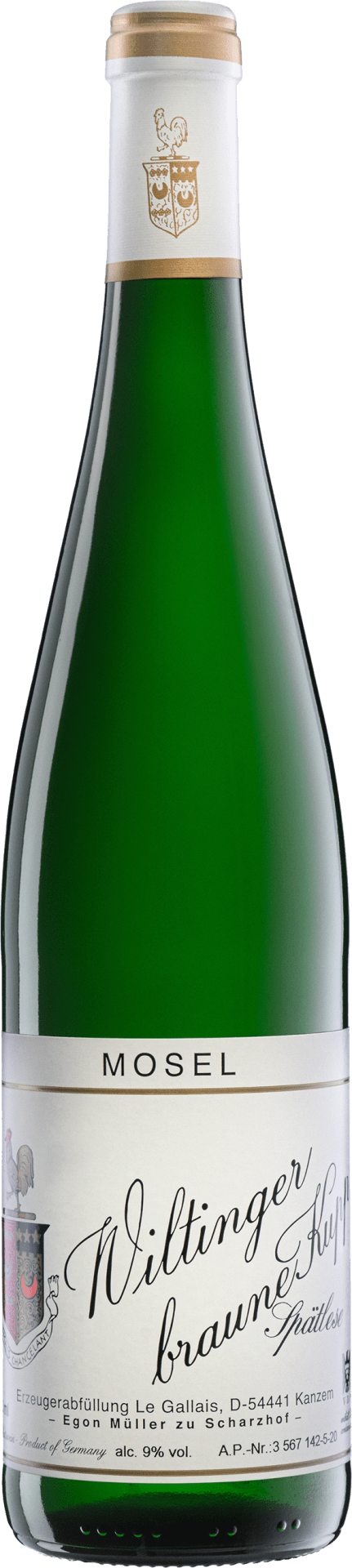 Wiltinger Braune Kupp Spätlese Le Gallais 