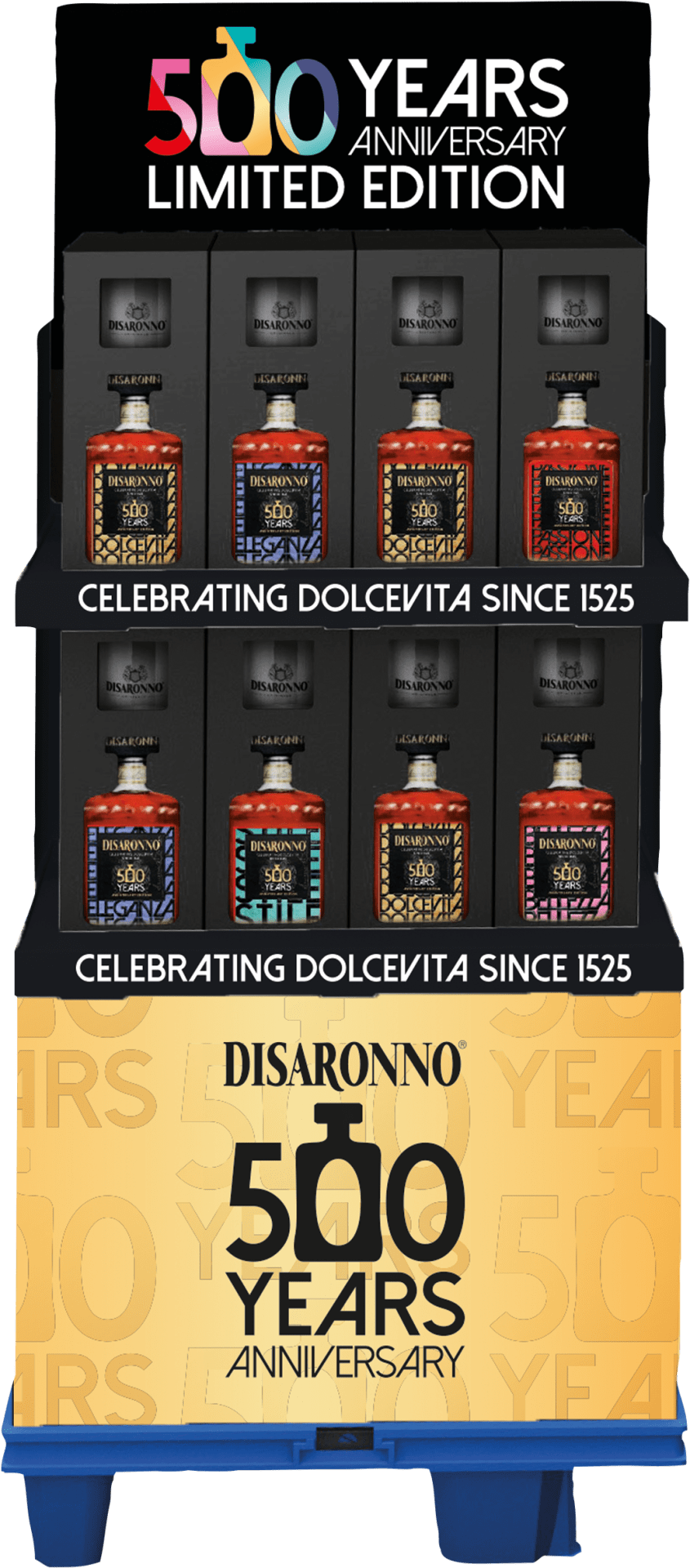24er Display Disaronno GP+Glas