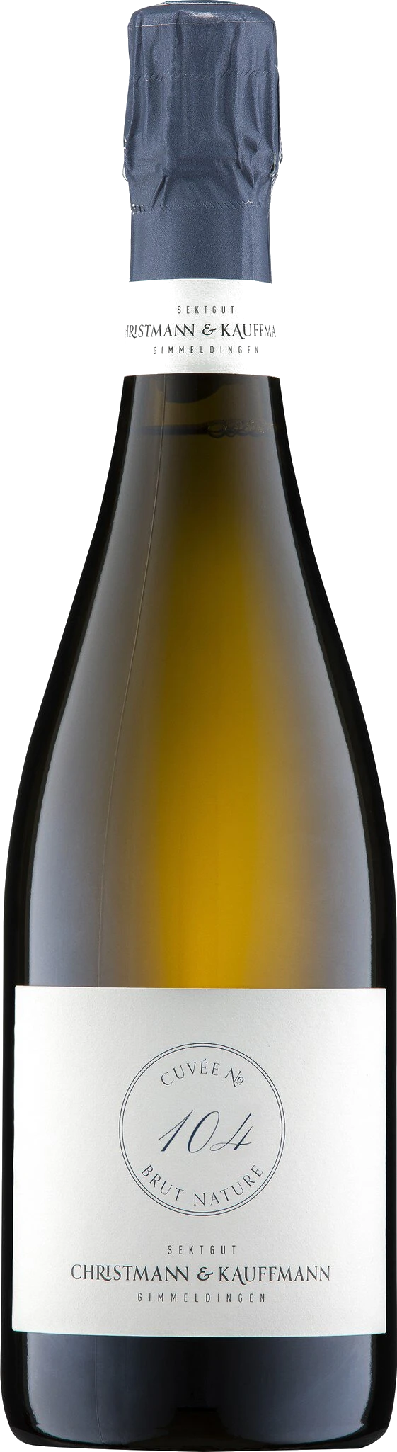 Cuvée No.104 brut nature quality sparkling wine from the Pfalz region 0.75L
