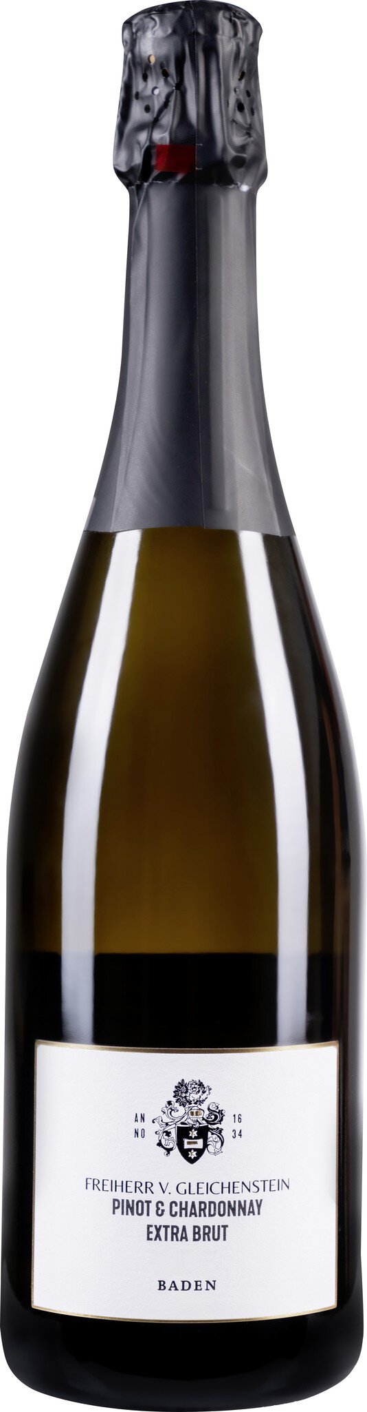 Pinot & Chardonnay extra brut Winzersekt b.A. - traditionelle Flaschengärung 0.75L