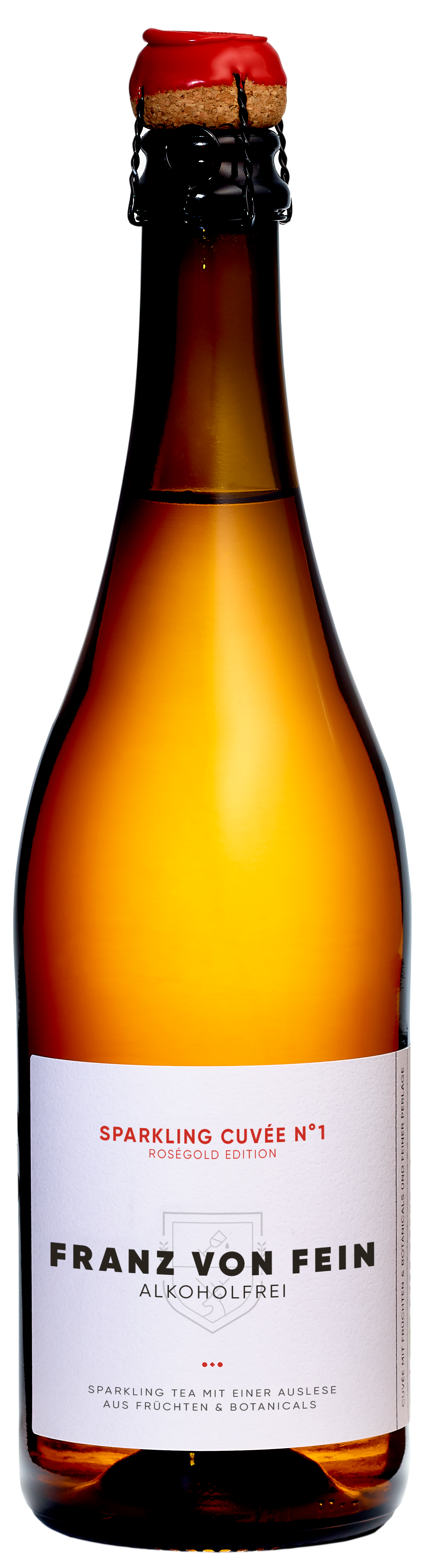 Alkoholfreier Sparkling Tea Cuvée Nº1 Roségold Edition